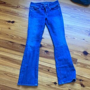 American Eagle Outfitters Flare Blue Jeans